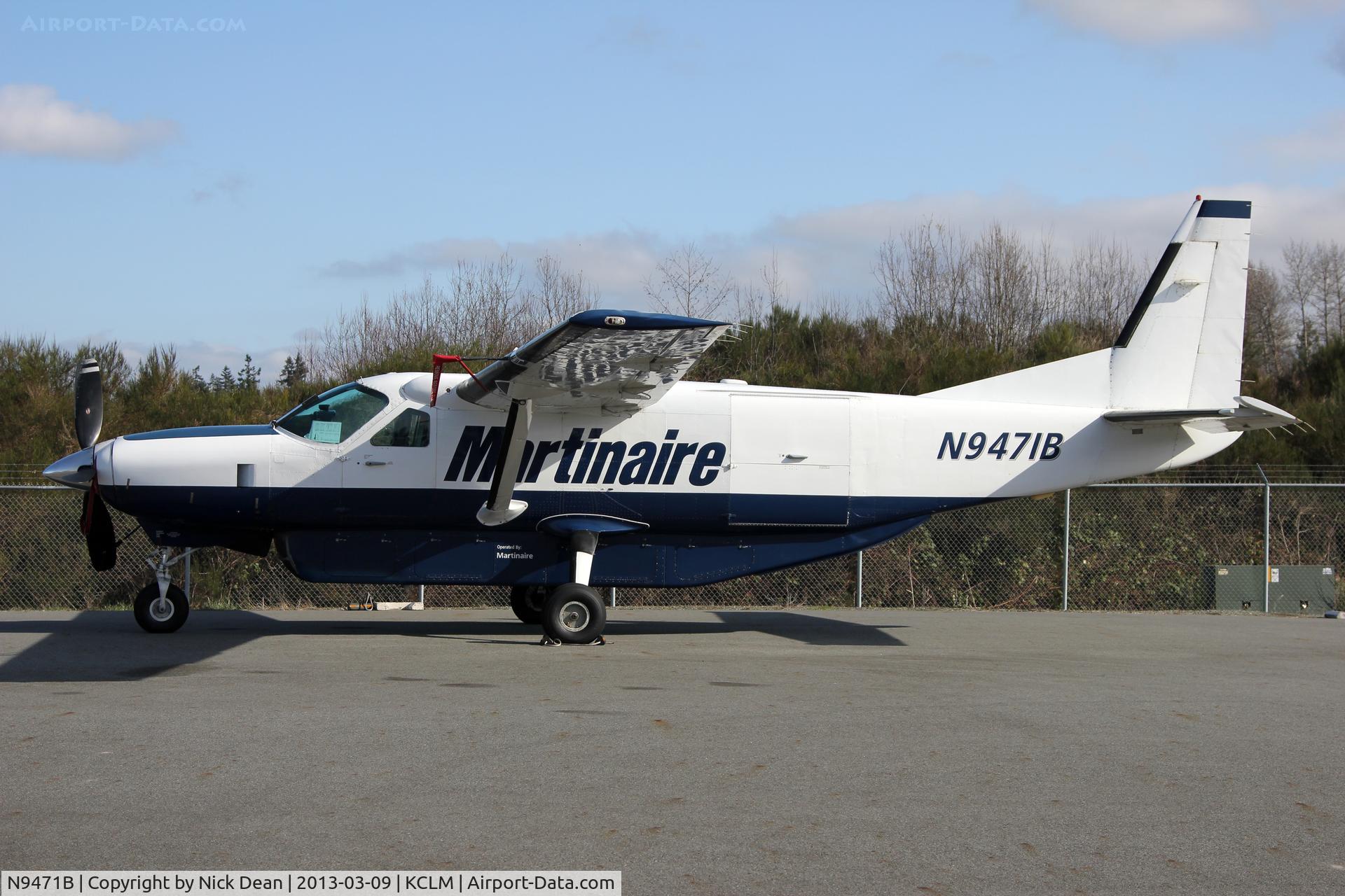 N9471B, 1988 Cessna 208B C/N 208B0081, KCLM/CLM