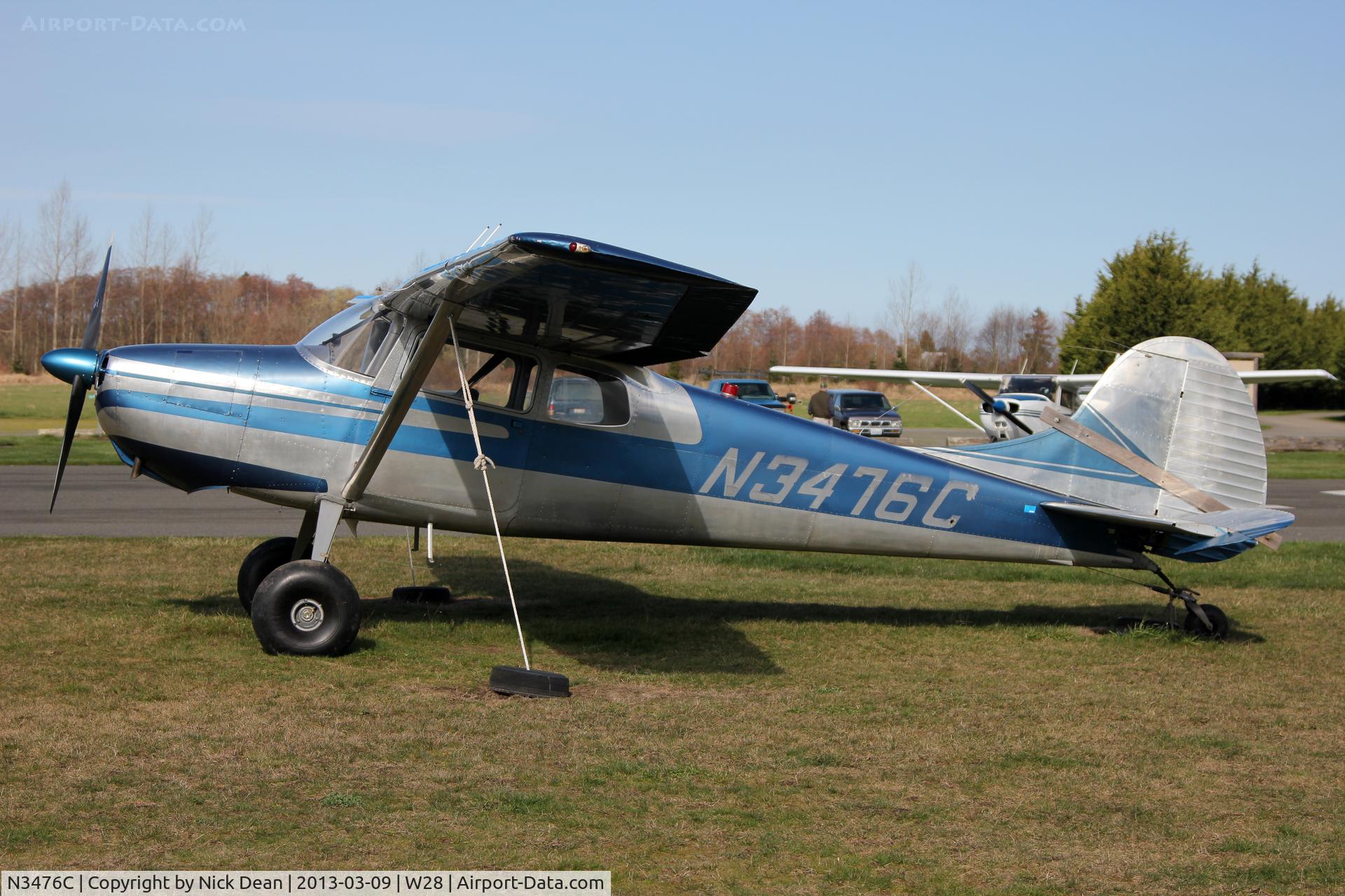 N3476C, 1954 Cessna 170B C/N 26519, Sequim Valley/W28