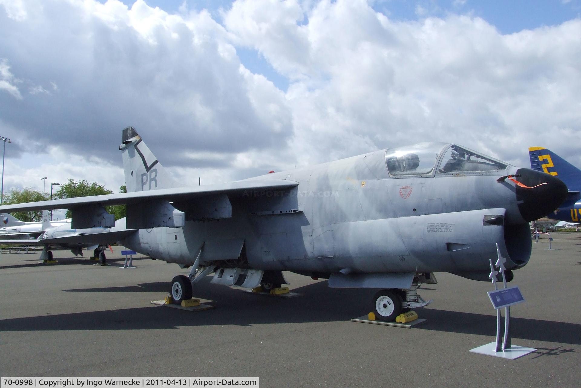 70-0998, 1970 LTV A-7D Corsair II C/N D-144, LTV A-7D Corsair II at the Aerospace Museum of California, Sacramento CA