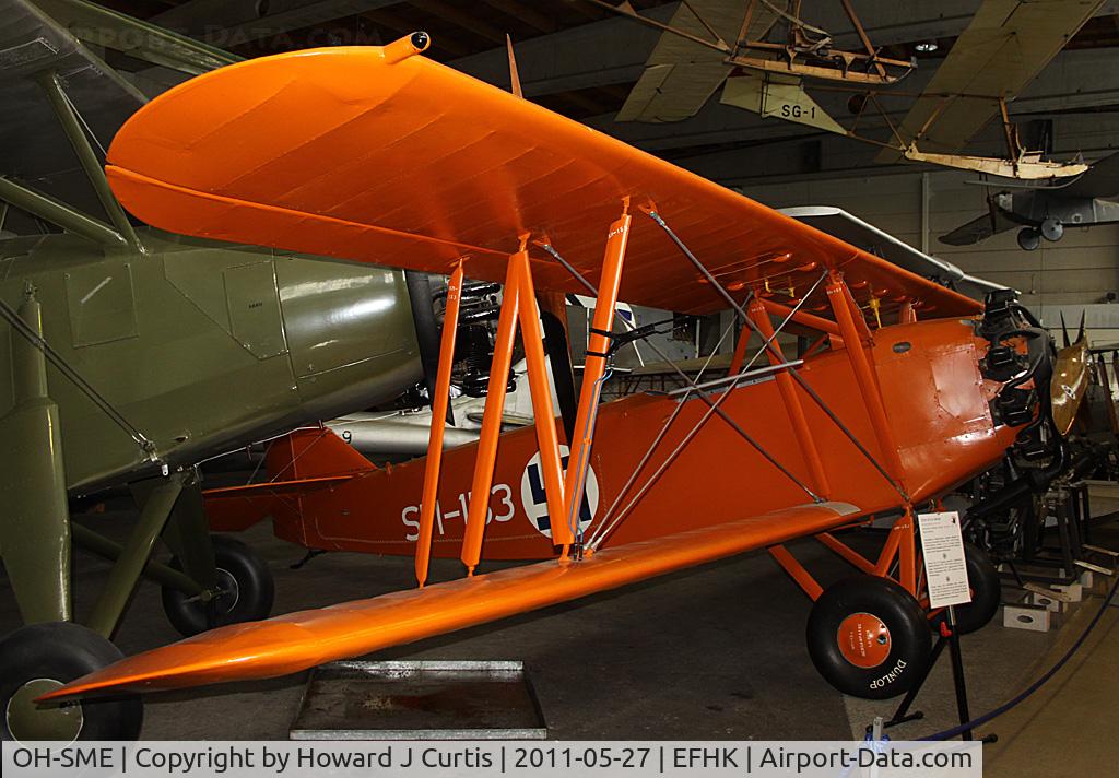 OH-SME, Letov S-218 A4 Smolik C/N 26/VL, On display at the Finnish Aviation Museum (Suomen Ilmailumuseo). Painted as 'SM-153' but actually ex SM-162.
