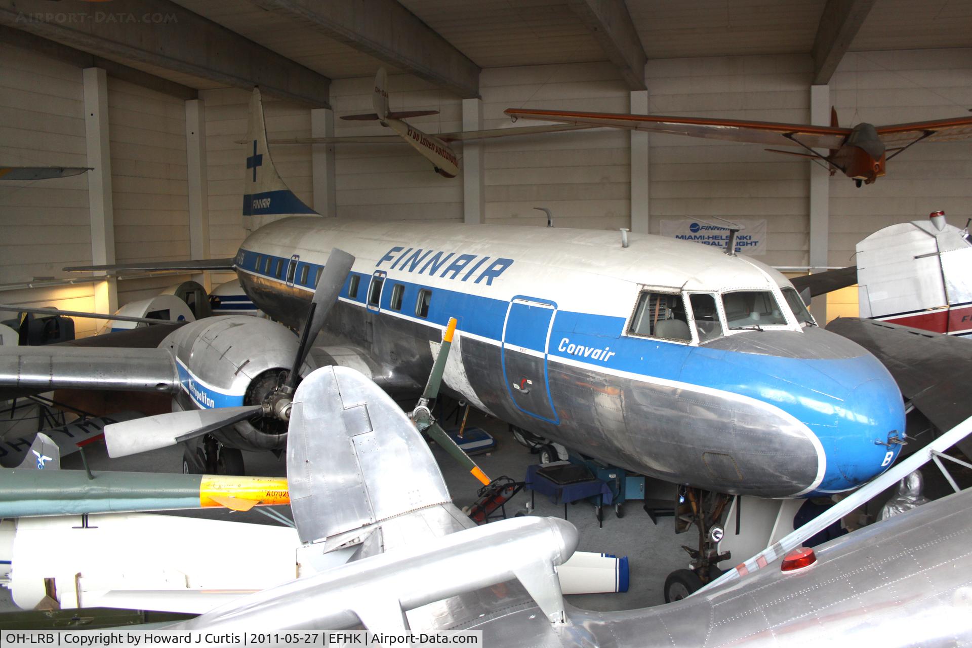 OH-LRB, 1953 Convair CV-440-40 (CV-340-40) C/N 73, Ex Finnair. On display at the Finnish Aviation Museum (Suomen Ilmailumuseo).