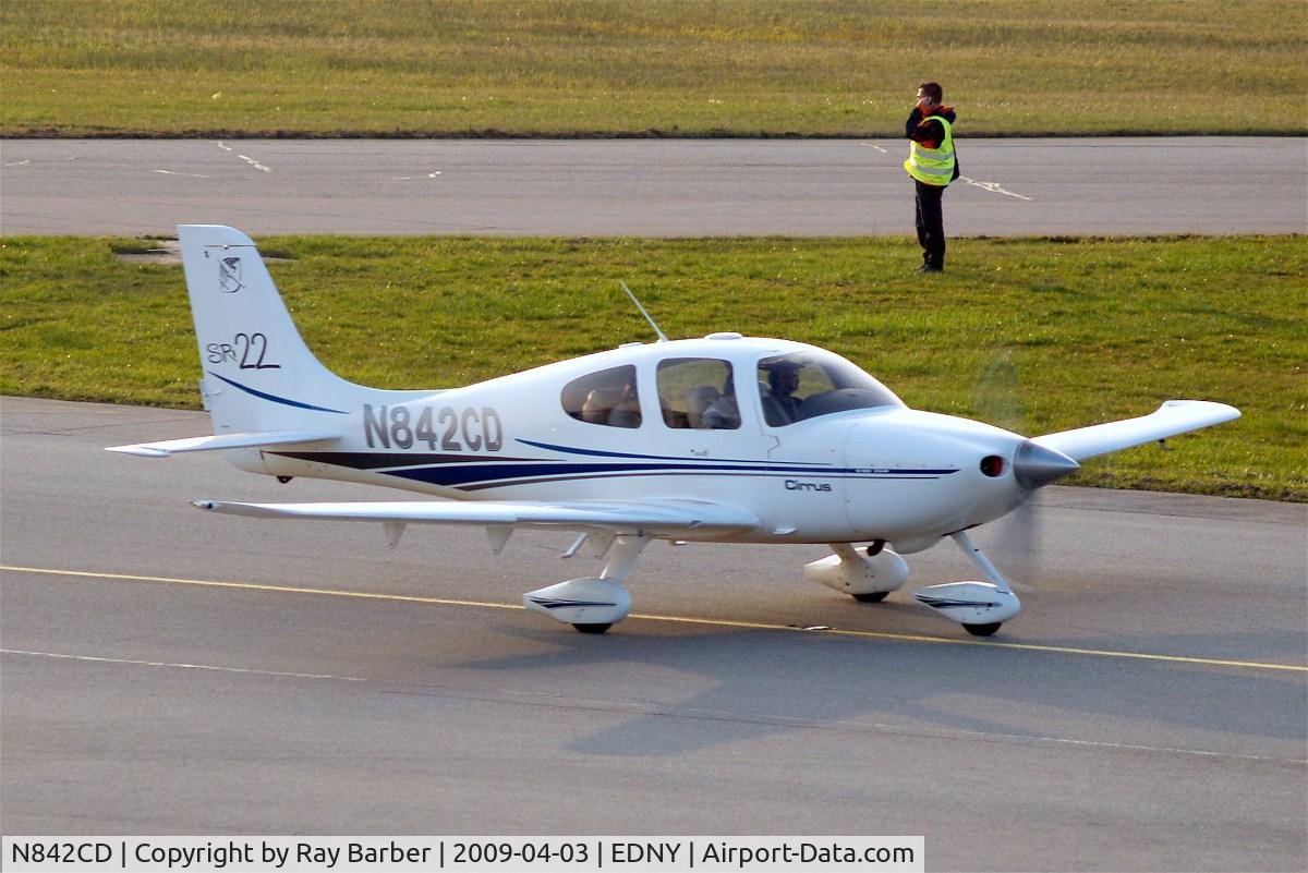 N842CD, 2002 Cirrus SR22 C/N 0162, Cirrus Design SR-22 [0162] Friedrichshafen~D 03/04/2009