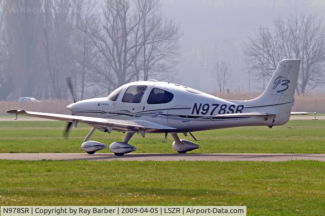 N978SR, 2007 Cirrus SR22 G3 GTS C/N 2809, Cirrus Design SR-22G3GTS [2809] Altenrhein~HB 05/04/2009