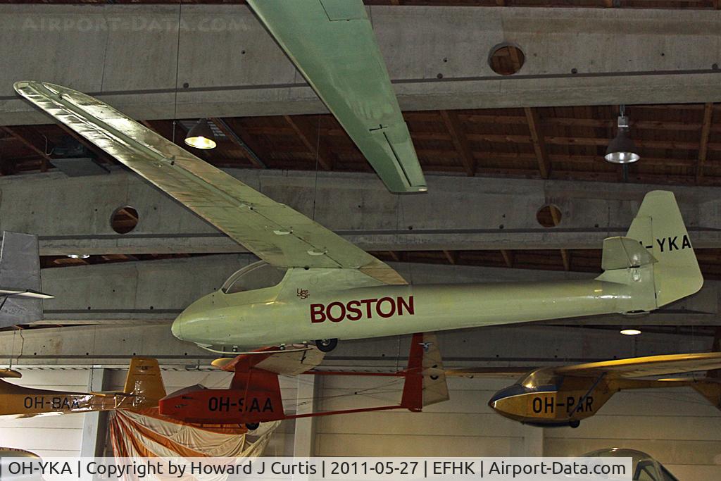 OH-YKA, 1950 Eiriavion PIK-3A Kanttikolmonen C/N 1, On display at the Finnish Aviation Museum (Suomen Ilmailumuseo).