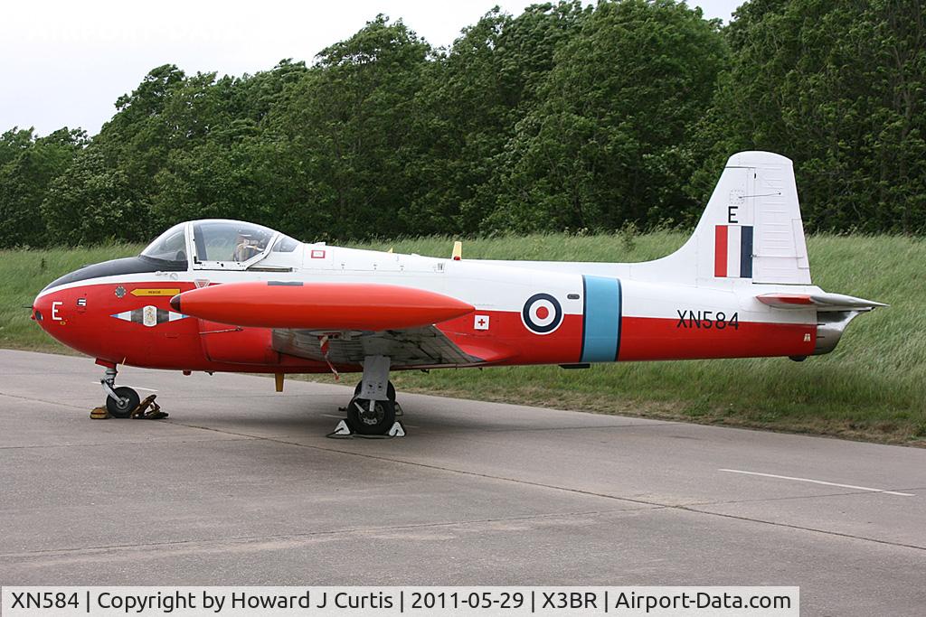 XN584, 1961 Hunting P-84 Jet Provost T.3A C/N PAC/W/11826, Coded E.