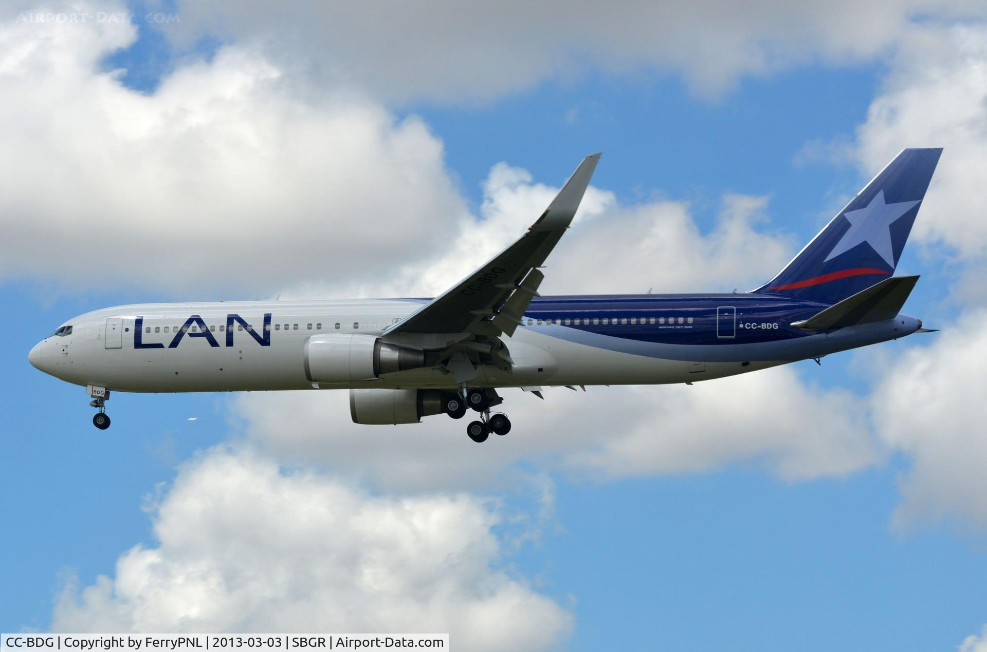 CC-BDG, 2012 Boeing 767-316/ER C/N 41747, One of LAN's newer B763's.
