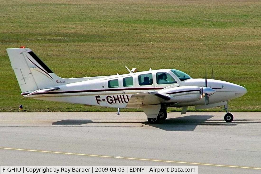 F-GHIU, Beech 58 Baron C/N TH-986, Beech 58 Baron [TH-986]  Friedrichshafen~D 03/04/2009