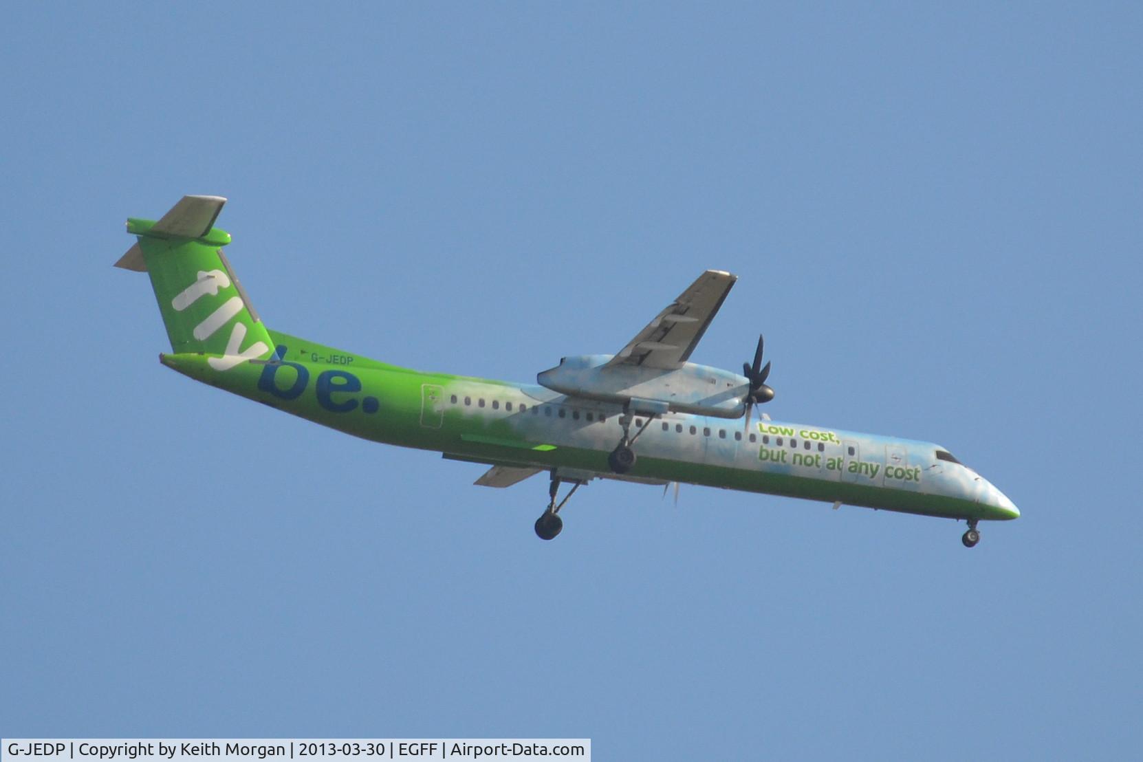 G-JEDP, 2003 De Havilland Canada DHC-8-402Q Dash 8 C/N 4085, Cardiff Airport