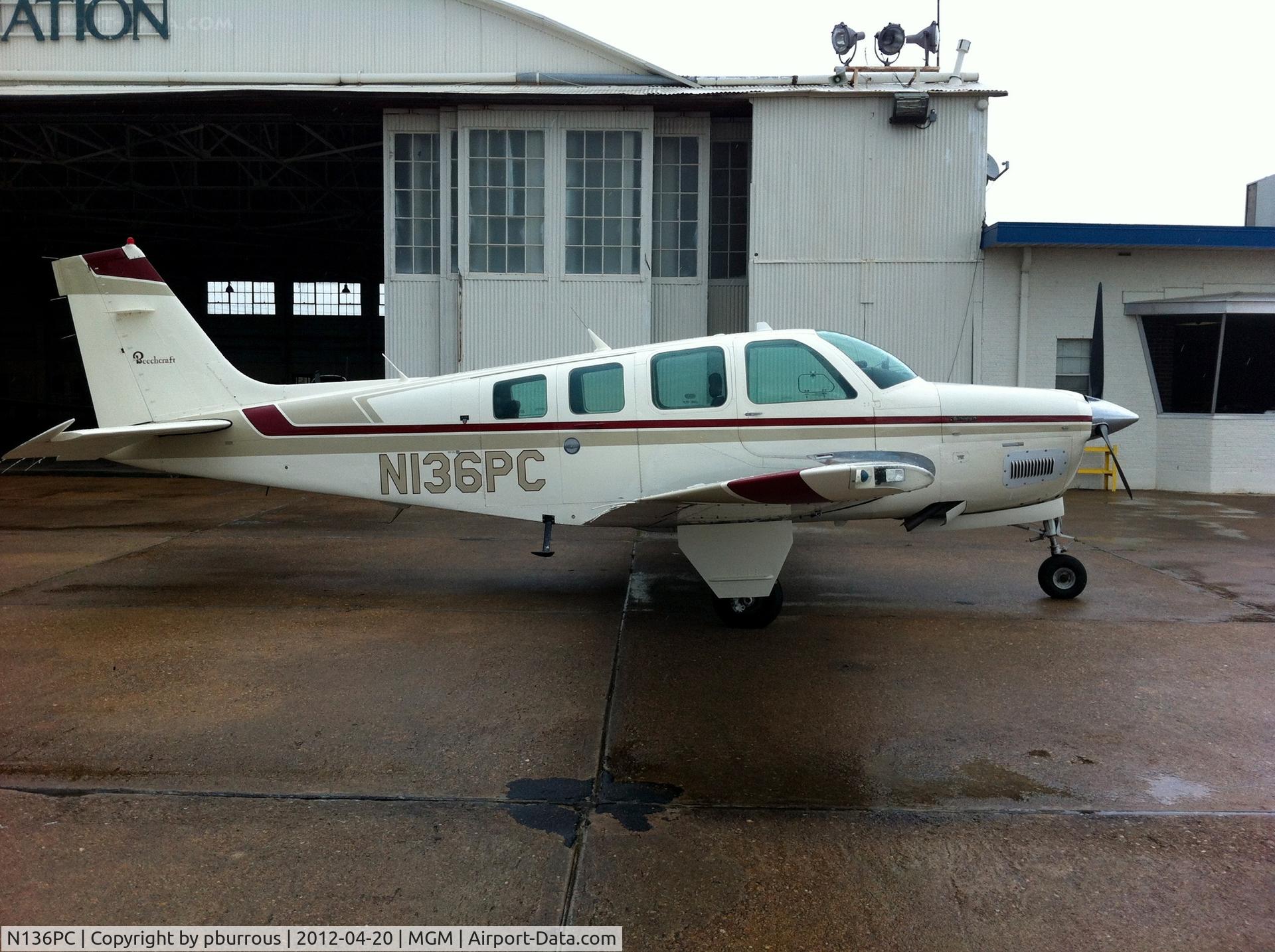 N136PC, 1984 Beech A36 Bonanza 36 C/N E-2134, N136PC ready to roll!
