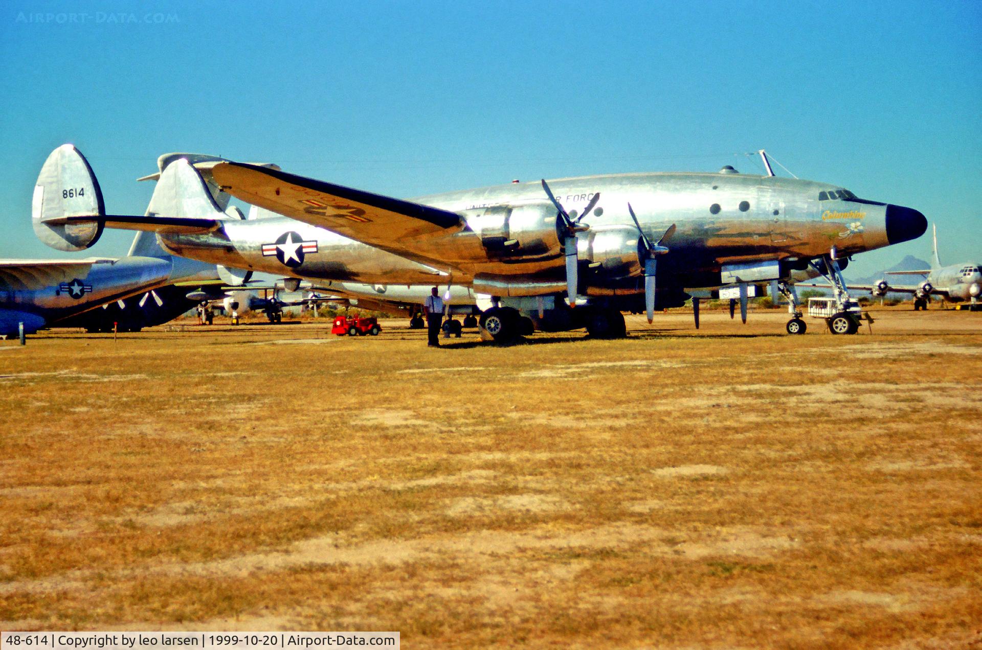 48-614, 1949 Lockheed VC-121B Constellation C/N 749-2606, Pima Country Air Museum 20.11.99