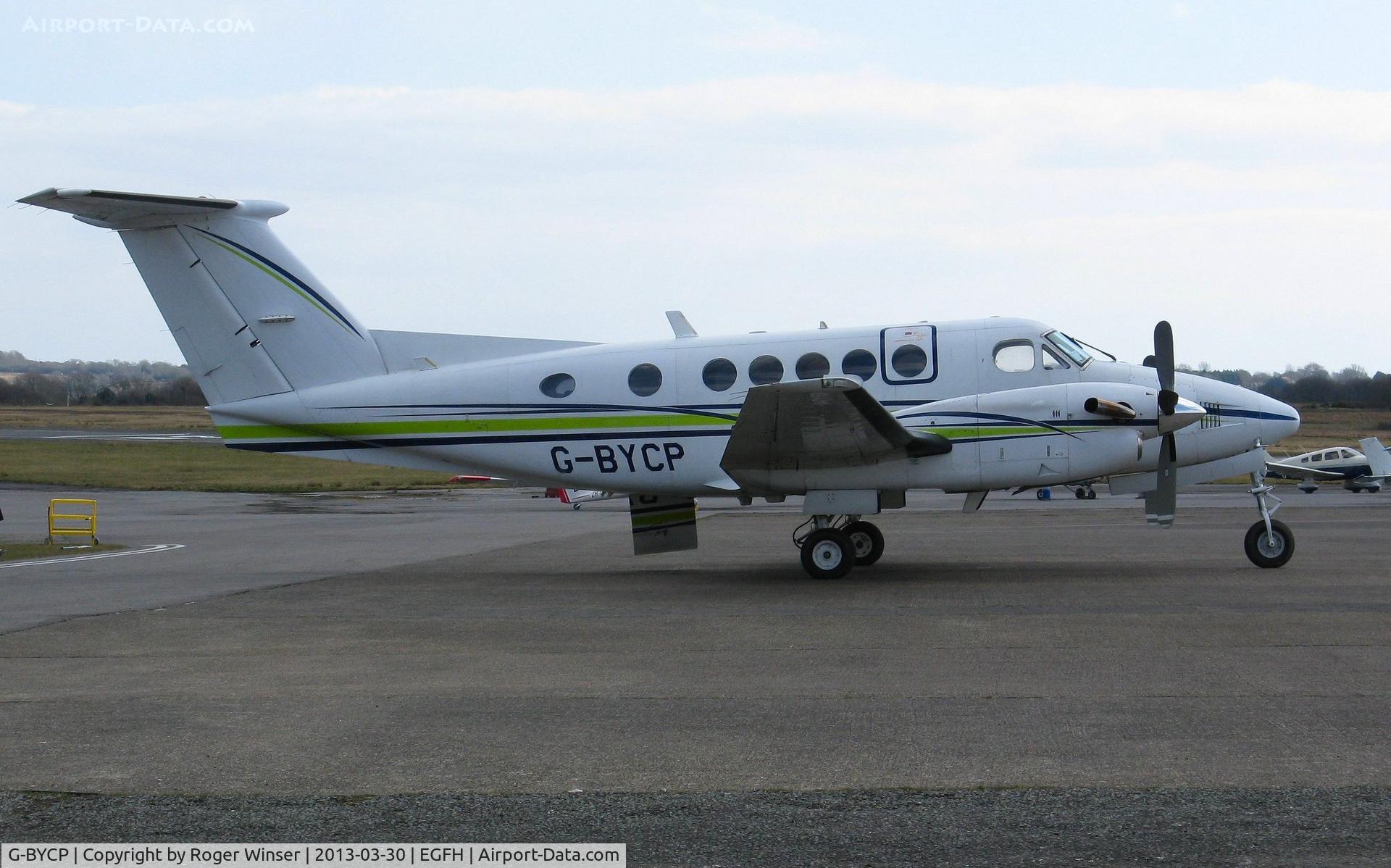 G-BYCP, 1981 Beech B200 Super King Air King Air C/N BB-966, Visiting Super King Air of London Executive Aviation Ltd.