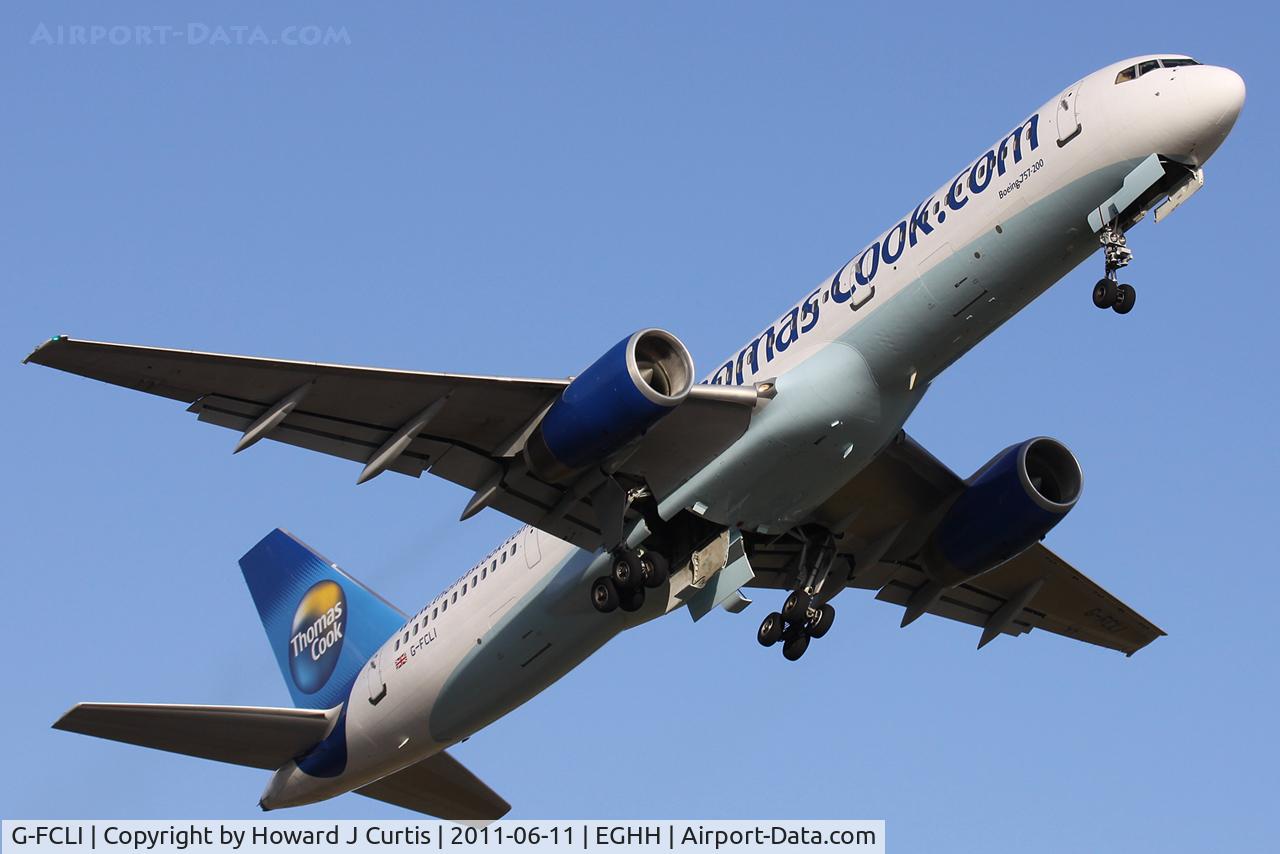 G-FCLI, 1995 Boeing 757-28A C/N 26275, Thomas Cook.
