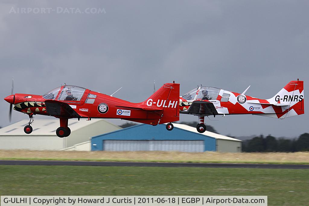 G-ULHI, 1972 Scottish Aviation Bulldog Series 100 Model 104 C/N BH100/148, Ultimate High, with G-RNRS.