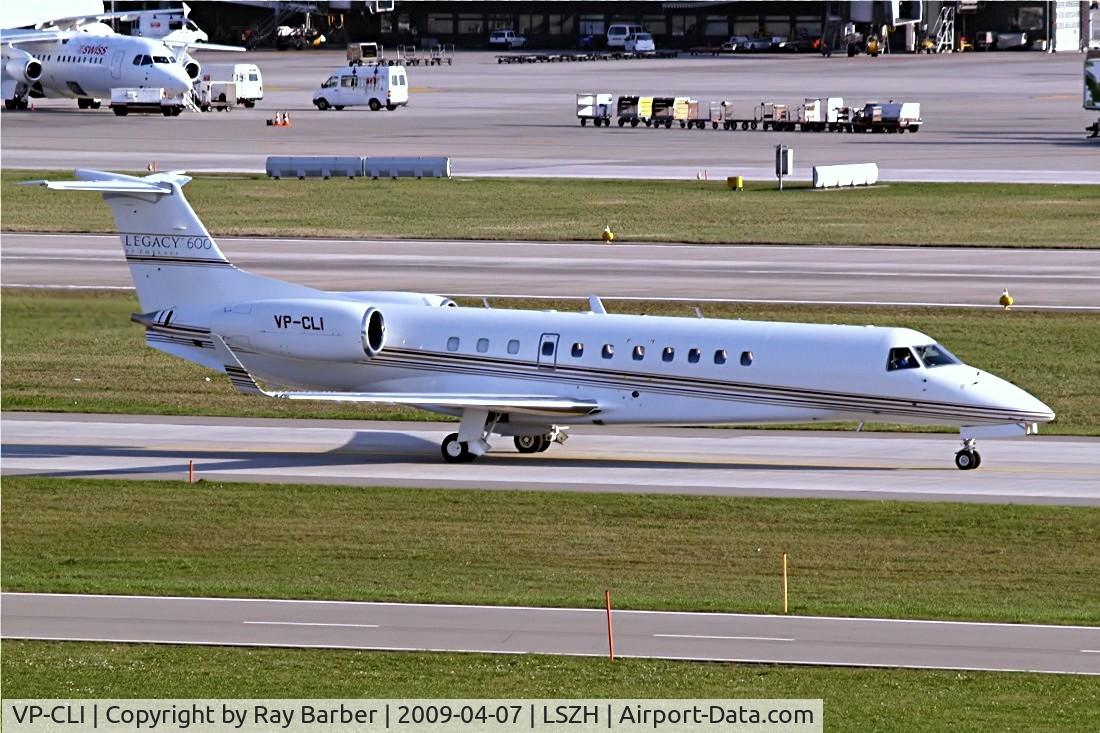 VP-CLI, 2007 Embraer EMB-135BJ Legacy C/N 14501003, Embraer EMB-135BJ Legacy 600 [14501003] Zurich~HB 07/04/2009