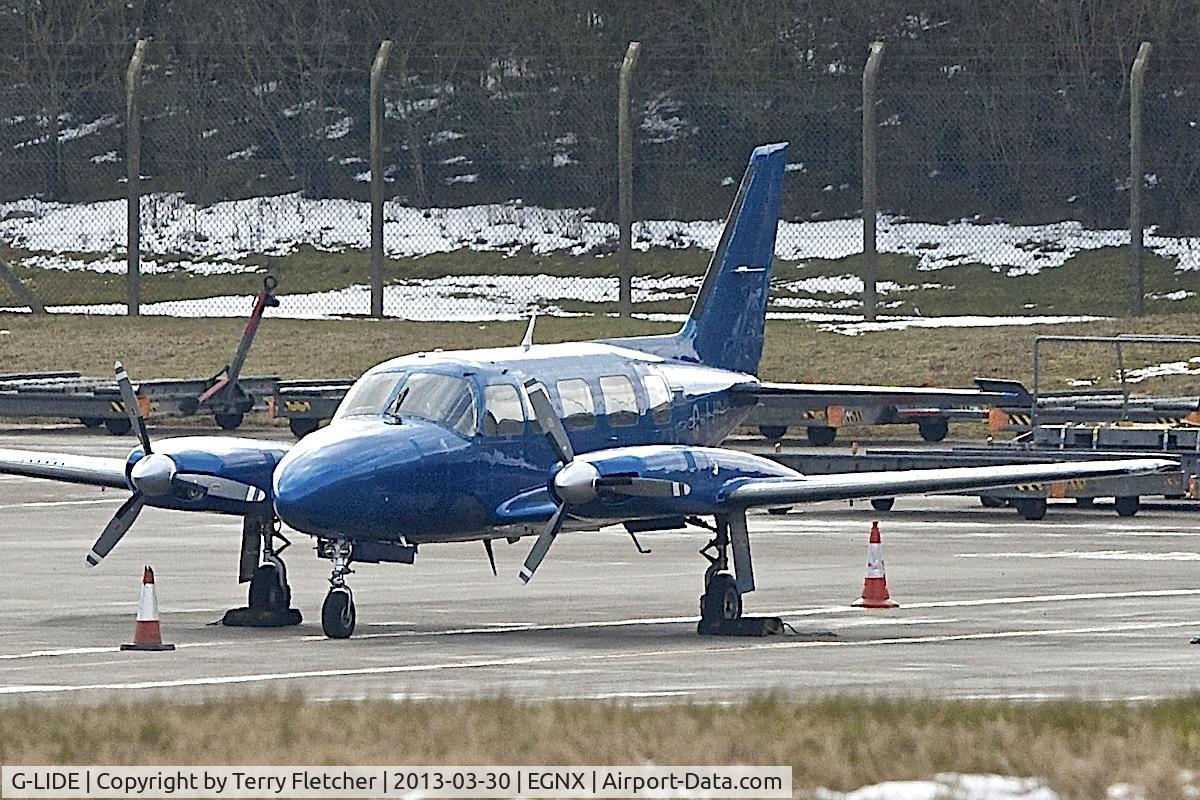 G-LIDE, 1978 Piper PA-31-350 Navajo Chieftain Chieftain C/N 31-7852156, 1978 Piper PA-31-350, c/n: 31-7852156 at East Midlands