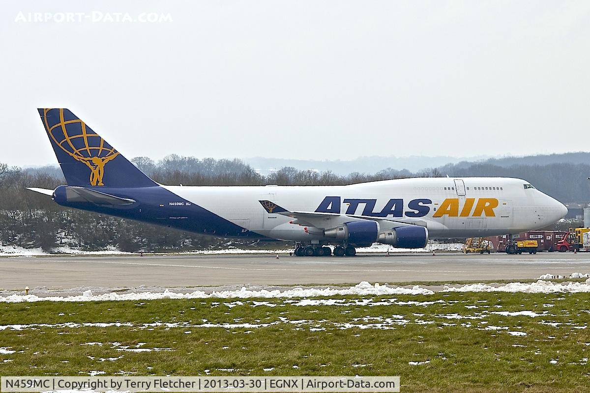 N459MC, 1992 Boeing 747-446 C/N 26344, Atlas Air Boeing 747-446, c/n: 26344 at East Midlands
