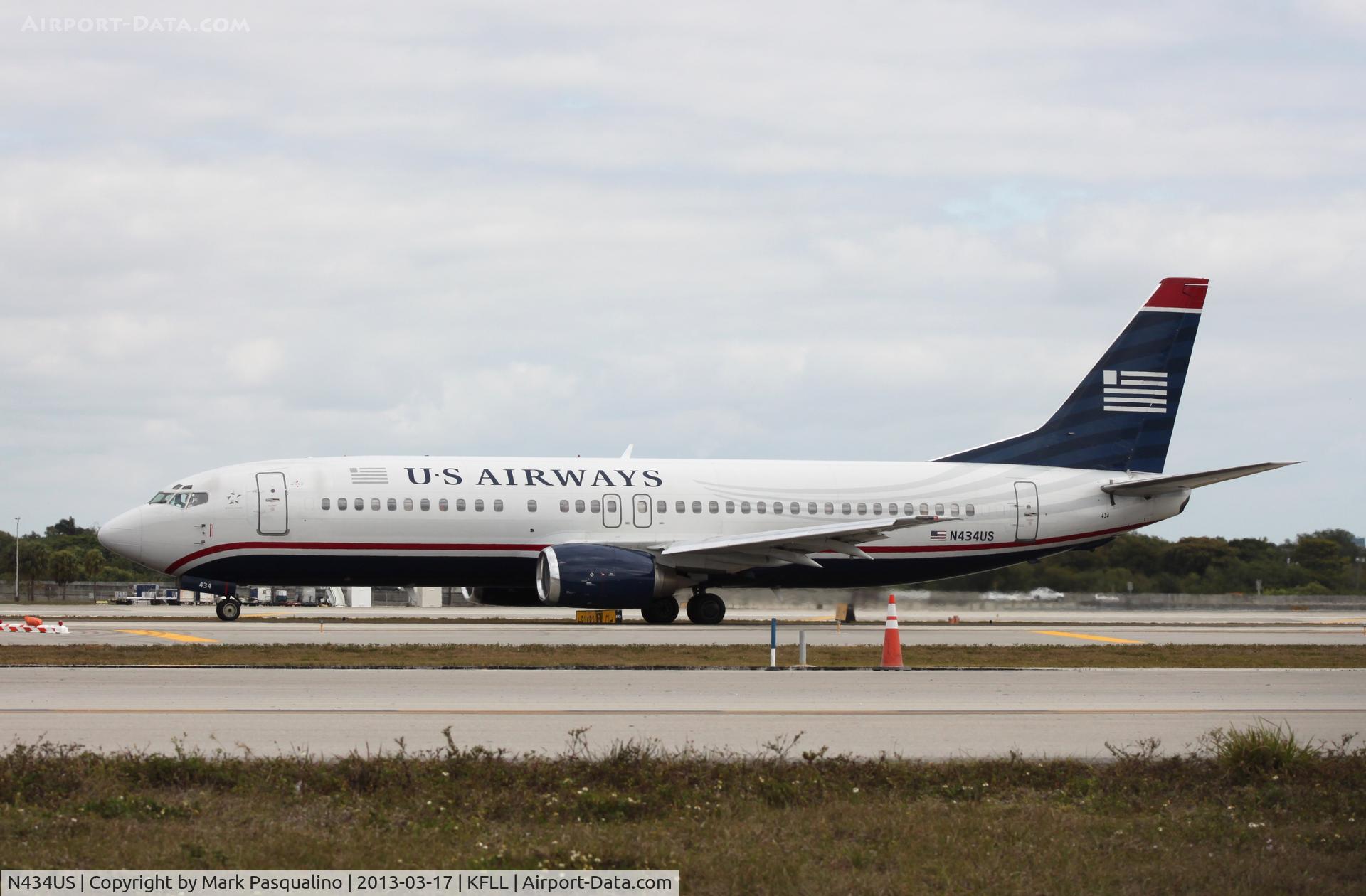 N434US, 1990 Boeing 737-4B7 C/N 24556, Boeing 737-400