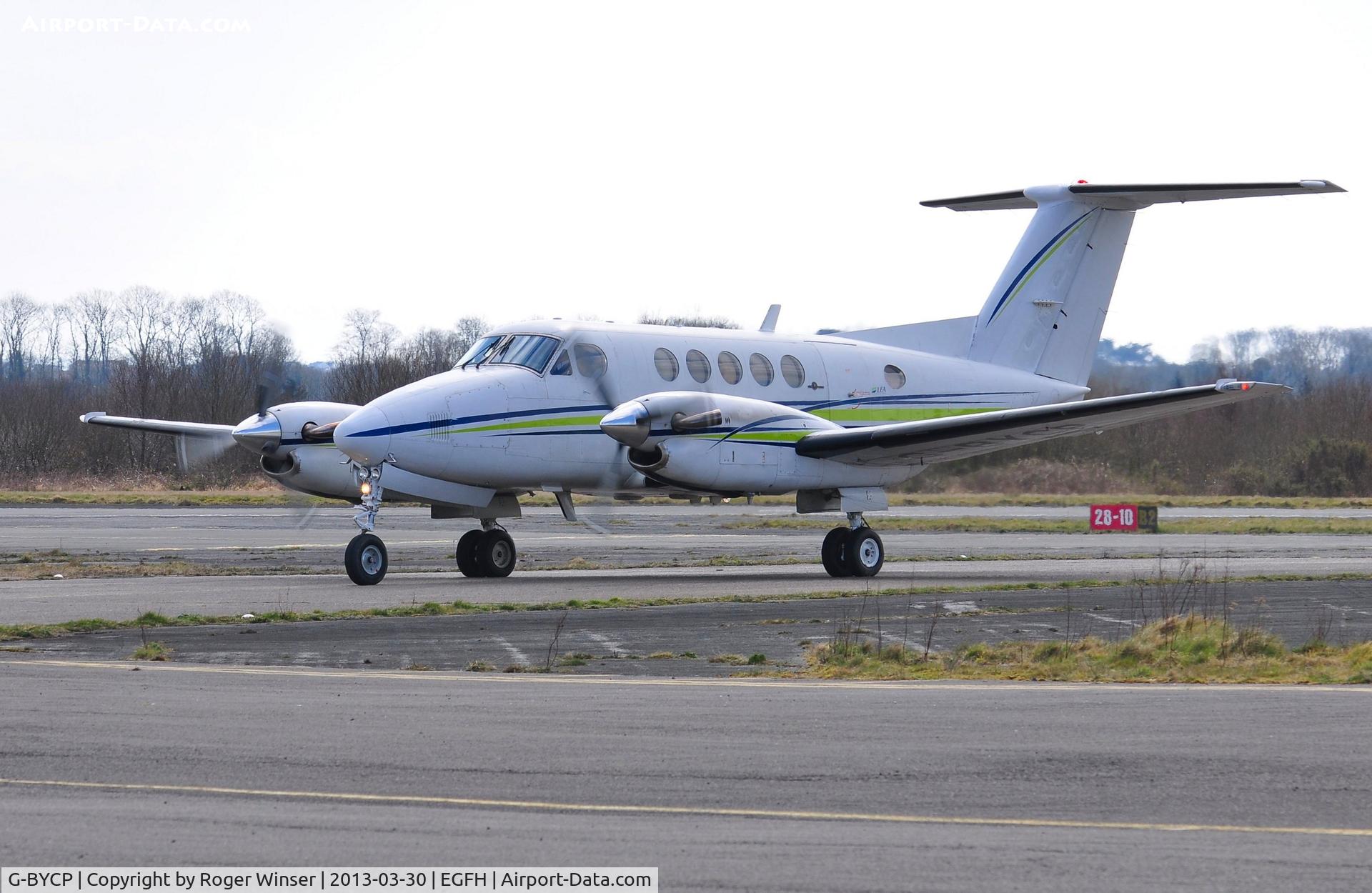 G-BYCP, 1981 Beech B200 Super King Air King Air C/N BB-966, Visiting Beech Super King Air of London Executive Aviation Ltd.