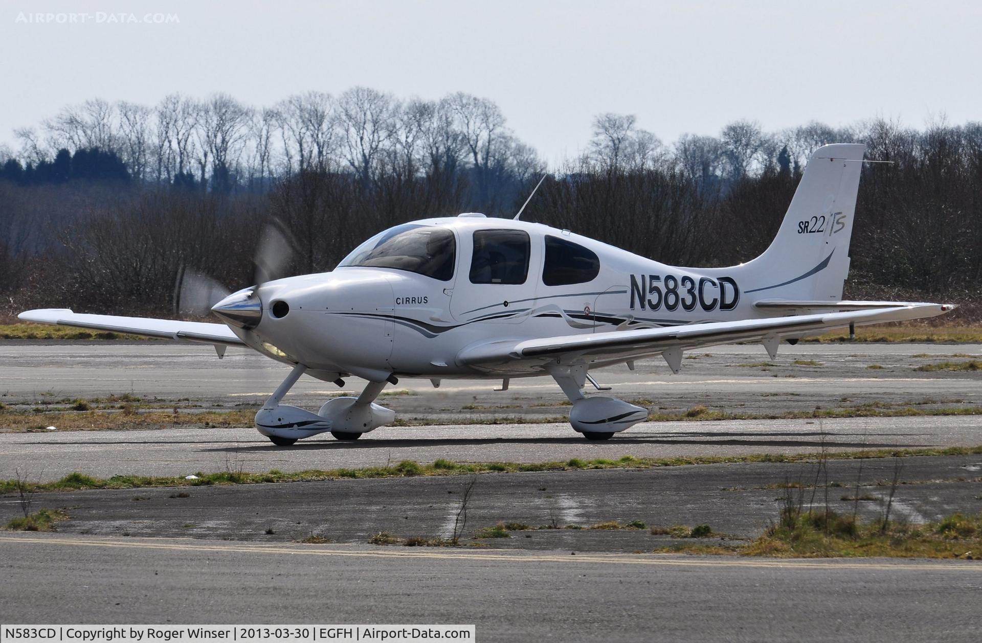 N583CD, 2006 Cirrus SR22 GTS C/N 1809, Visiting SR-22.