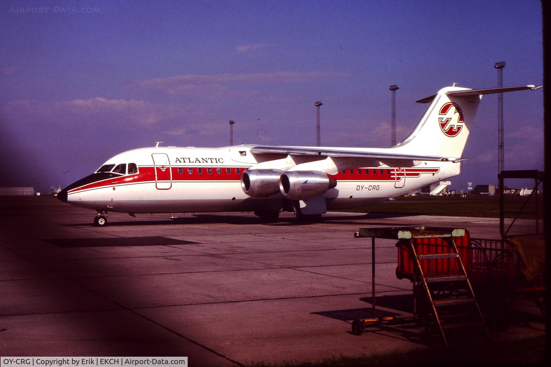 OY-CRG, 1987 British Aerospace BAe.146-200 C/N E2075, By Erik Oxtorp