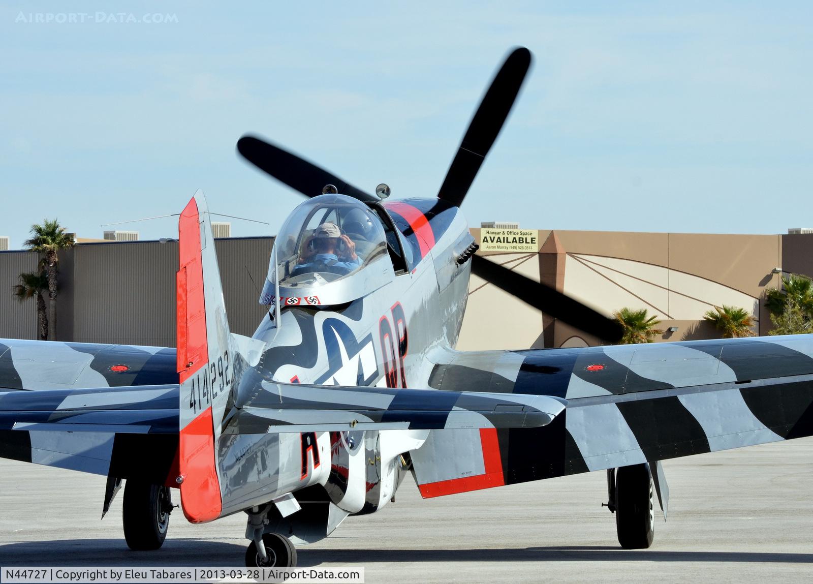 N44727, 1944 North American P-51D Mustang C/N 122-39198, Taken at the Henderson Executive Airport, Henderson, Nevada.