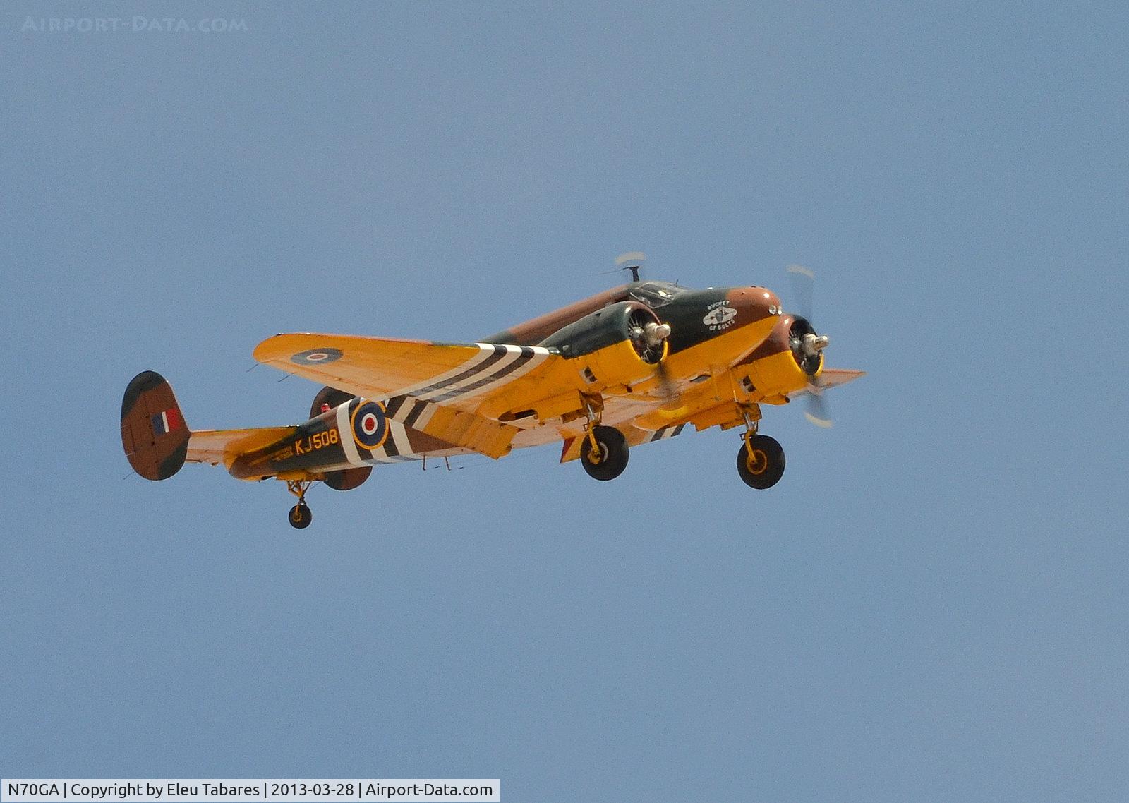N70GA, 1946 Beech D18S C/N A-177, Taken over Henderson Executive Airport, Henderson, Nevada.