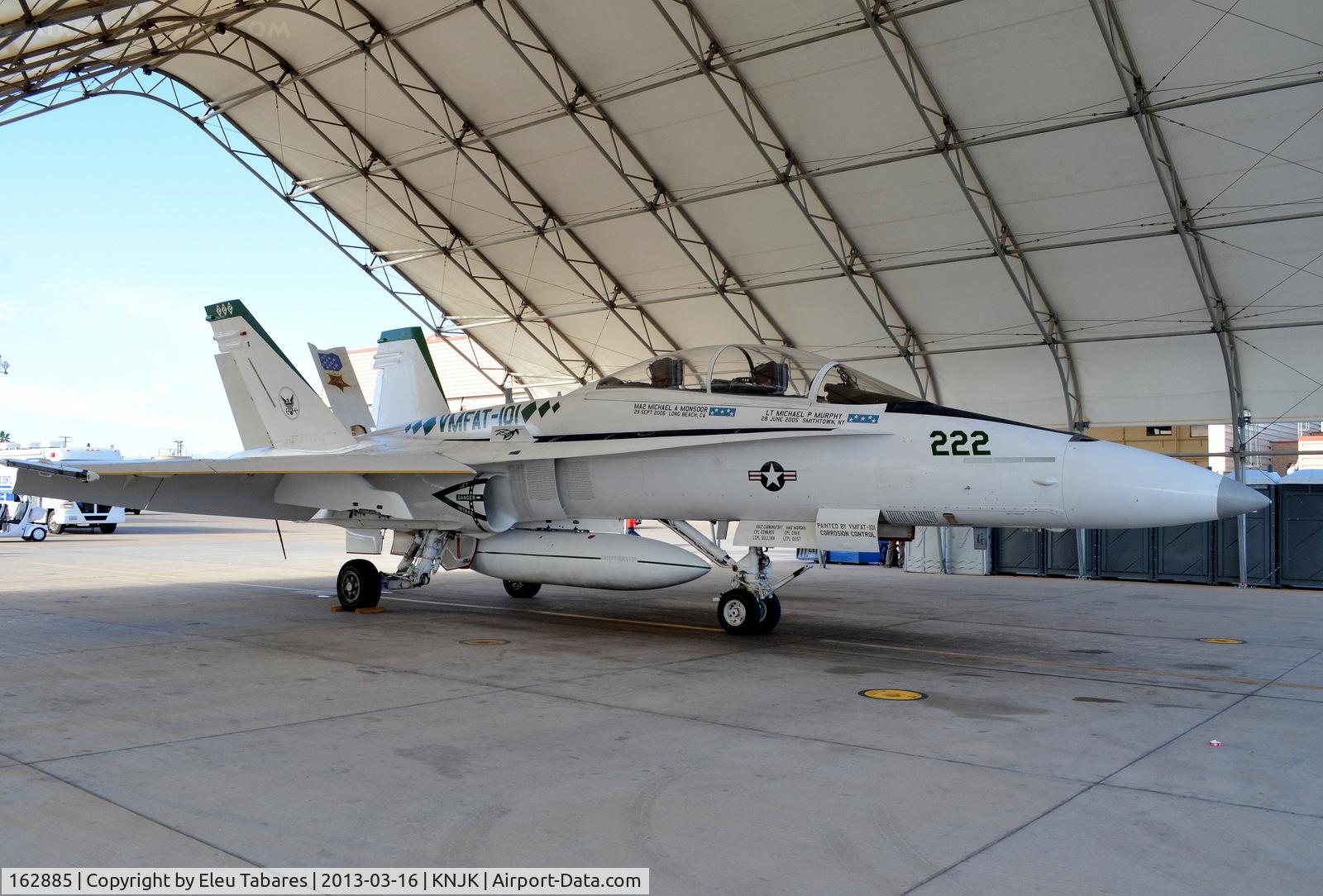 162885, McDonnell Douglas F/A-18B Hornet C/N 434/B076, Taken at the Naval Air Facility in El Centro, California.