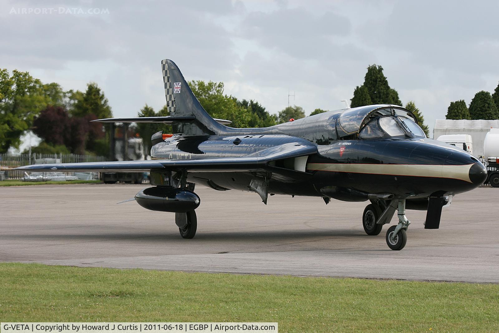 G-VETA, 1958 Hawker Hunter T.7 C/N 41H-693751, Privately owned.
