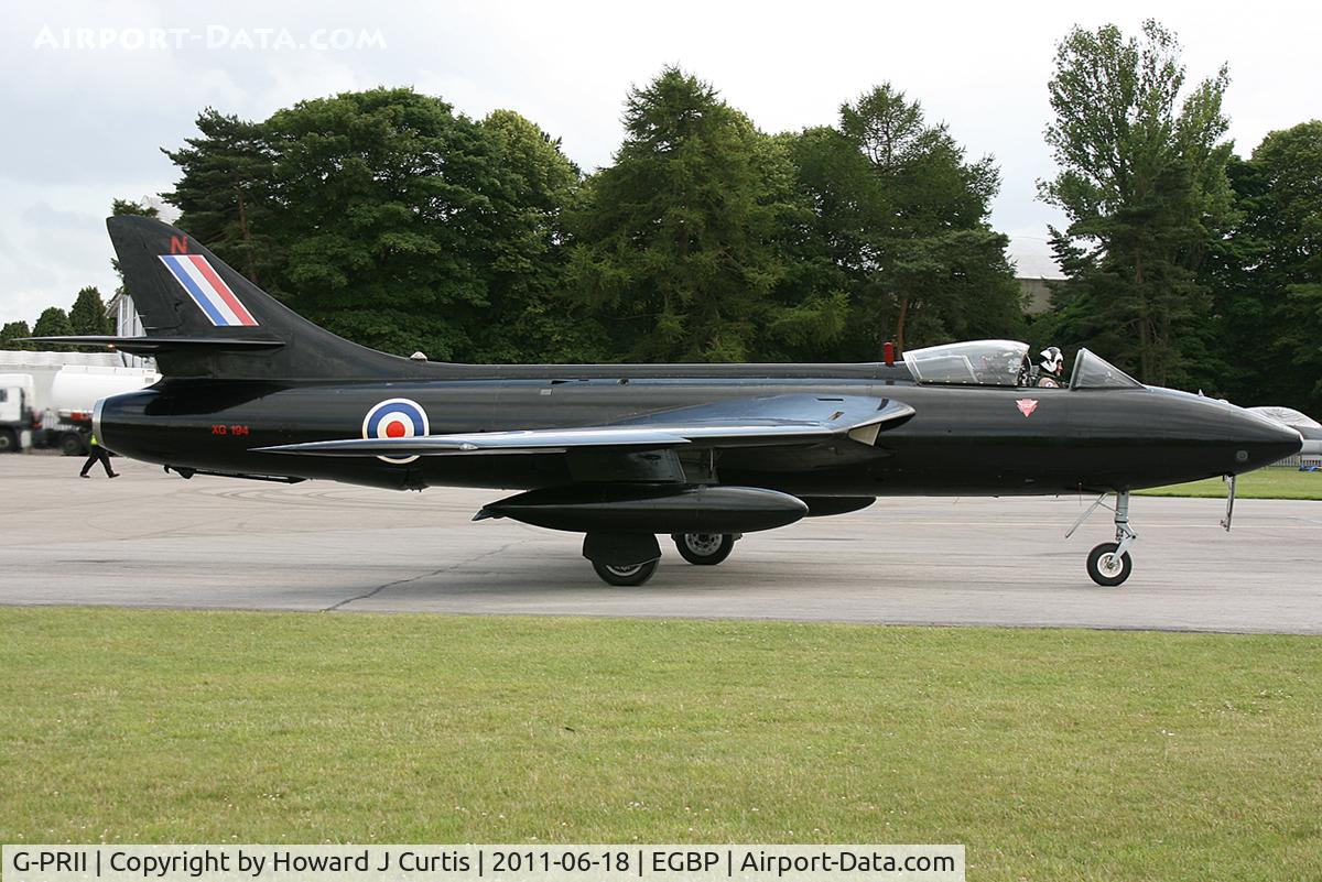 G-PRII, 1955 Hawker Hunter PR.11 C/N 41H-670690, Painted as XG194/N.