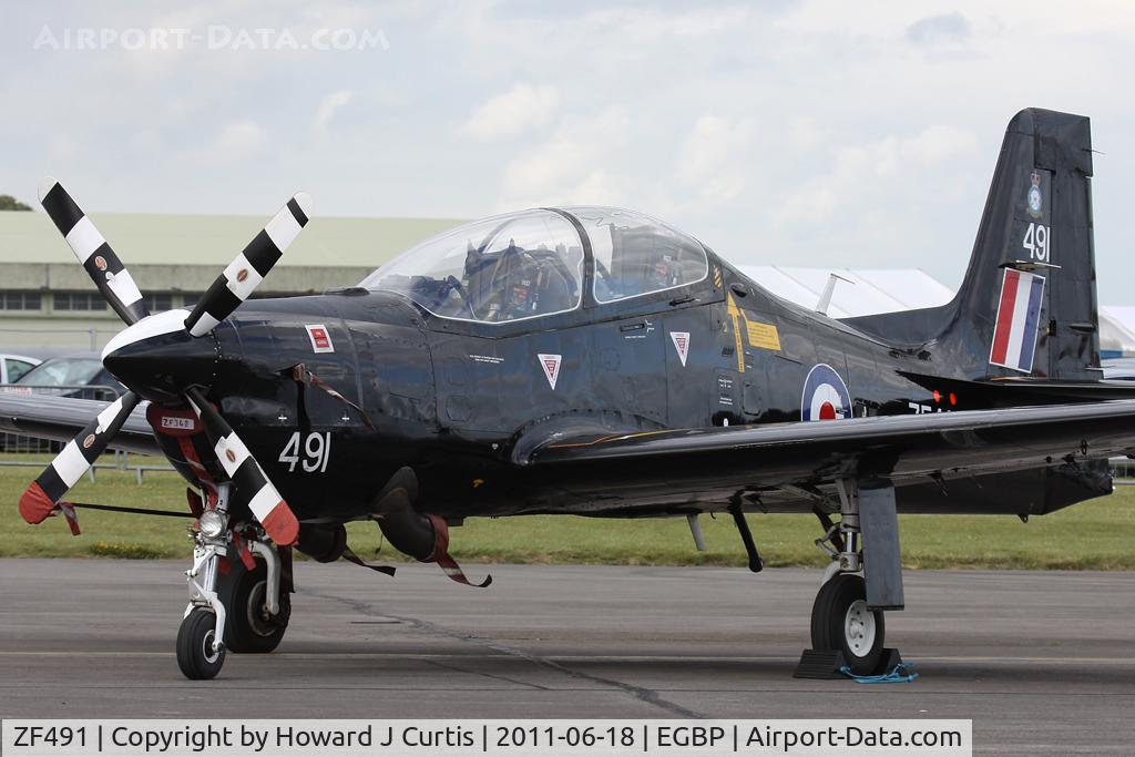 ZF491, 1992 Short S-312 Tucano T1 C/N S152/T123, 1 FTS.