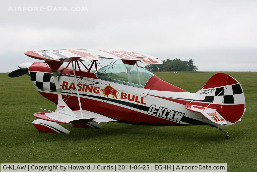 G-KLAW, 2010 Christen Eagle II C/N 003-1, Privately owned.