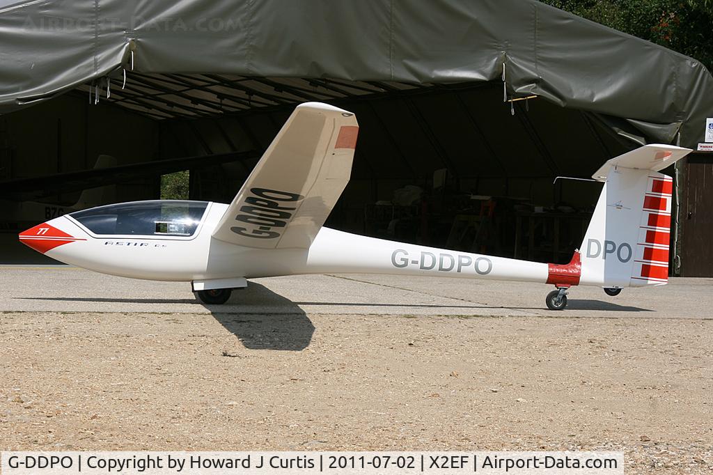 G-DDPO, 1977 Grob G-102 Astir CS77 C/N 1632, Dorset Gliding Club, coded DPO. At Eyres Field, Gallows Hill, Dorset.