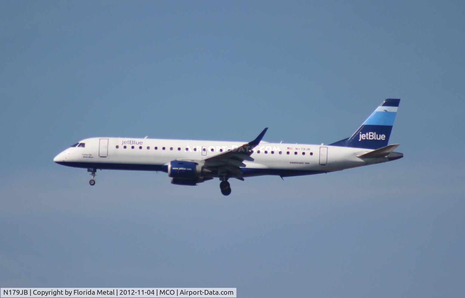 N179JB, 2005 Embraer 190AR (ERJ-190-100IGW) C/N 19000006, Jet Blue E190