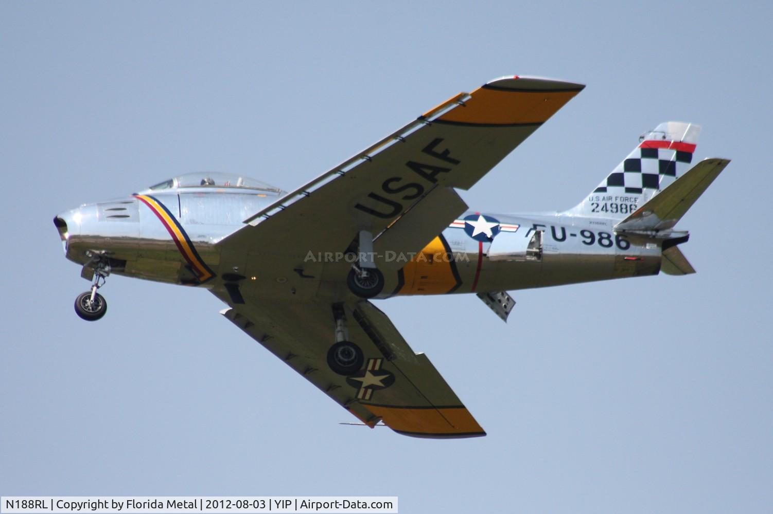 N188RL, 1952 North American F-86F Sabre C/N 191-682, Old Smokey F-86