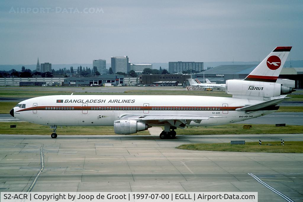 S2-ACR, 1988 McDonnell Douglas DC-10-30 C/N 48317, Biman Bangladesh airlines