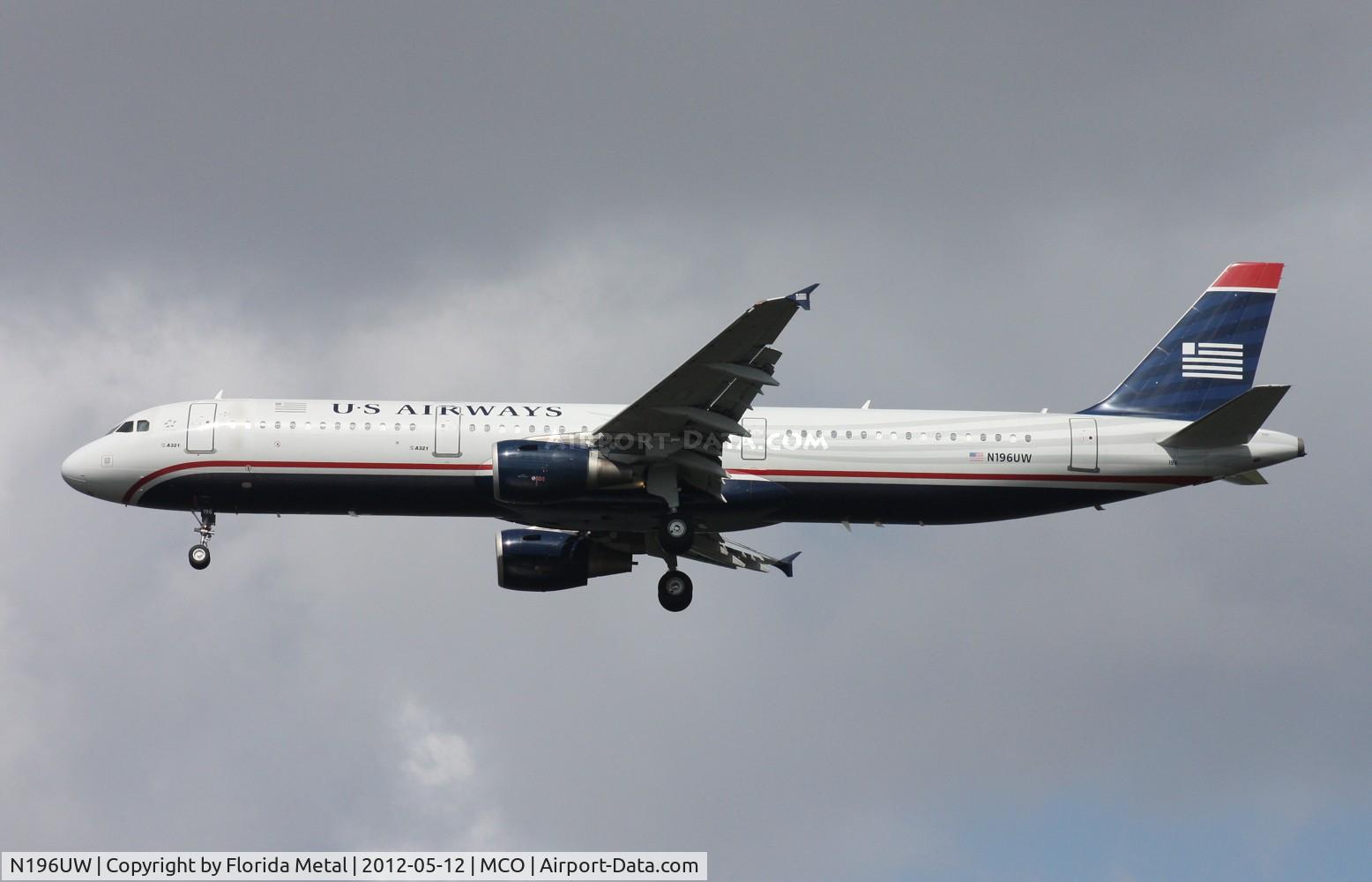 N196UW, 2009 Airbus A321-211 C/N 3879, USAirways A321