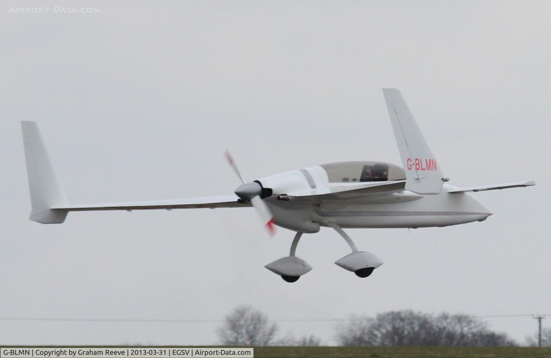 G-BLMN, 1986 Rutan Long-EZ C/N PFA 074A-10648, Seen at Old Buckenham.