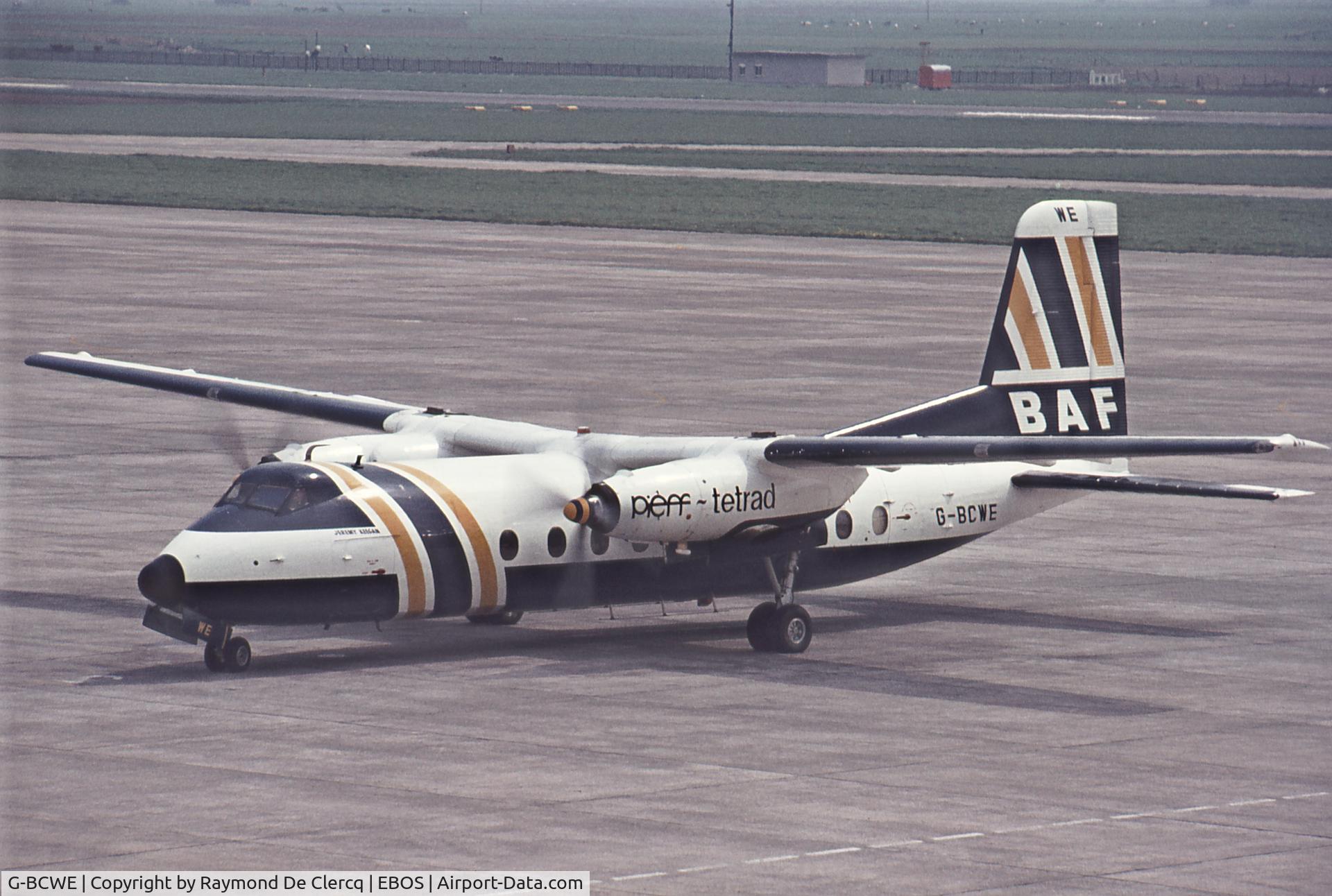 G-BCWE, 1962 Handley Page HPR-7 Herald 206 C/N 166, Seventies