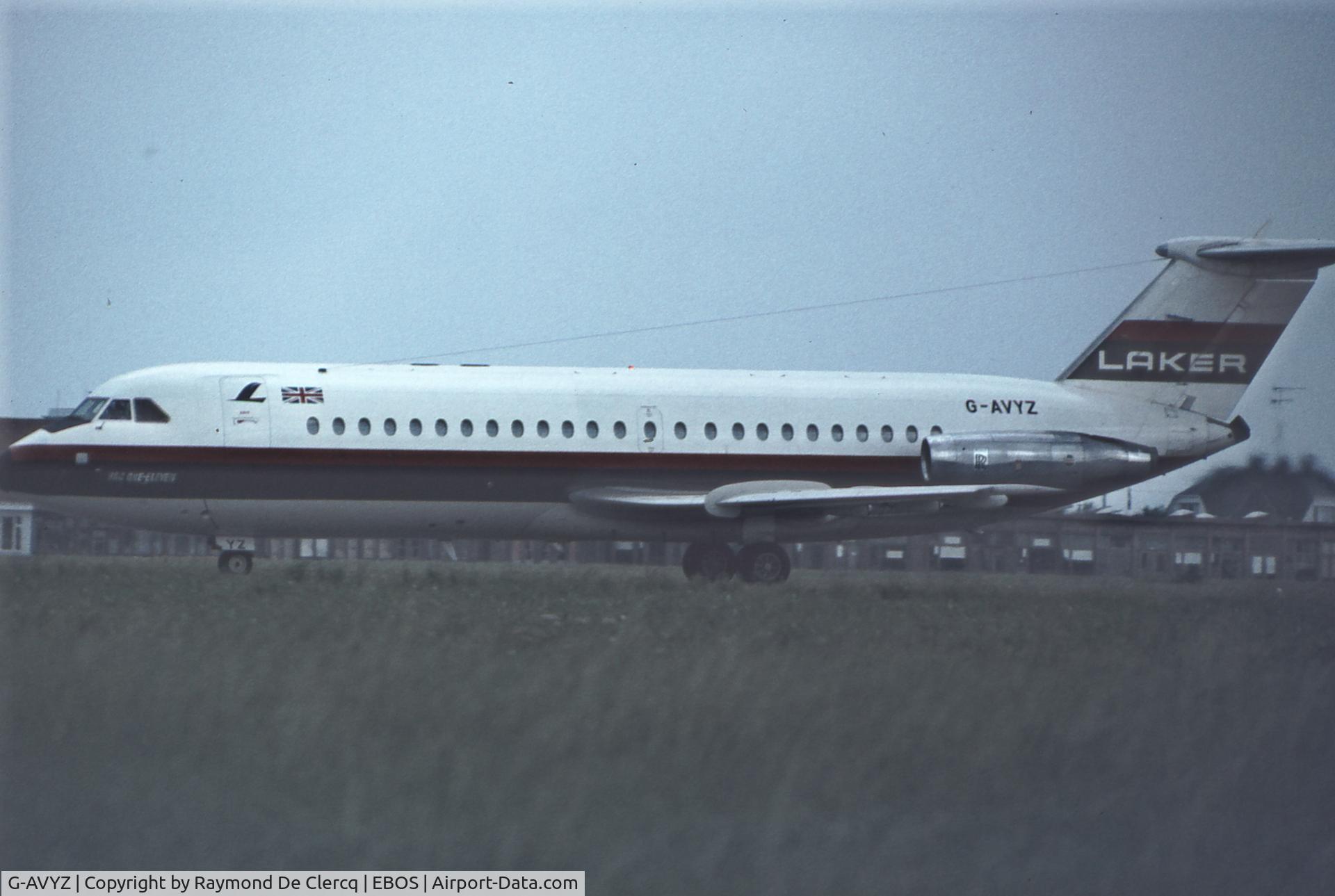 G-AVYZ, 1968 BAC 111-320AZ One-Eleven C/N BAC.133, Mid-seventies