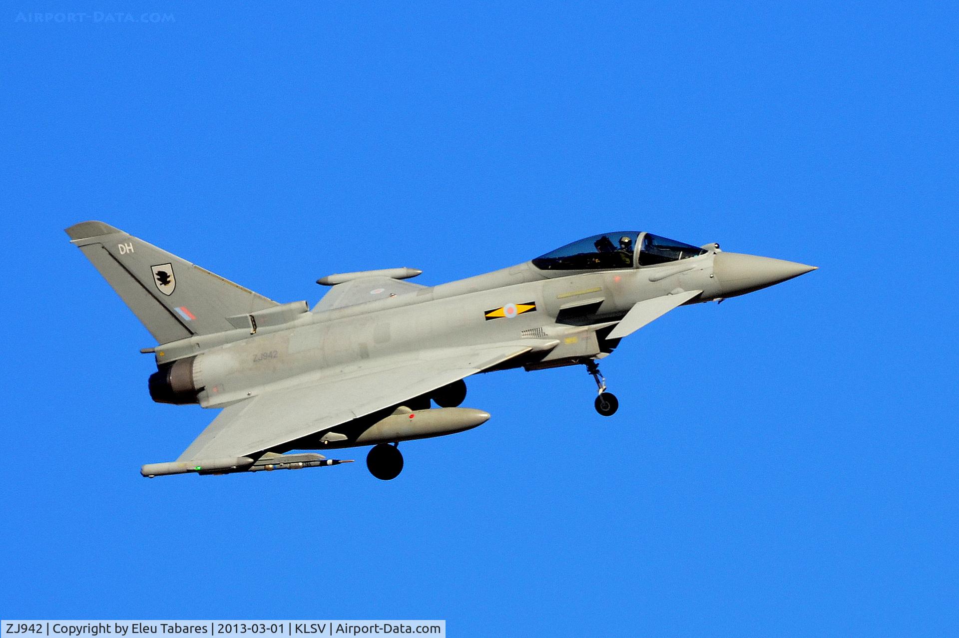 ZJ942, 2007 Eurofighter EF-2000 Typhoon FGR4 C/N 0137/BS035, Taken during Red Flag Exercise at Nellis Air Force Base, Nevada.