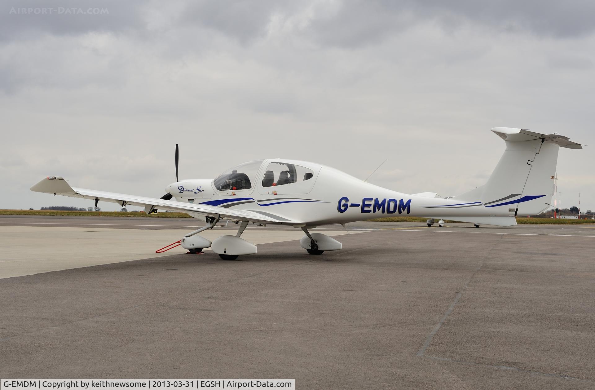 G-EMDM, 2000 Diamond DA-40 Diamond Star C/N 40.009, A very nice visitor.