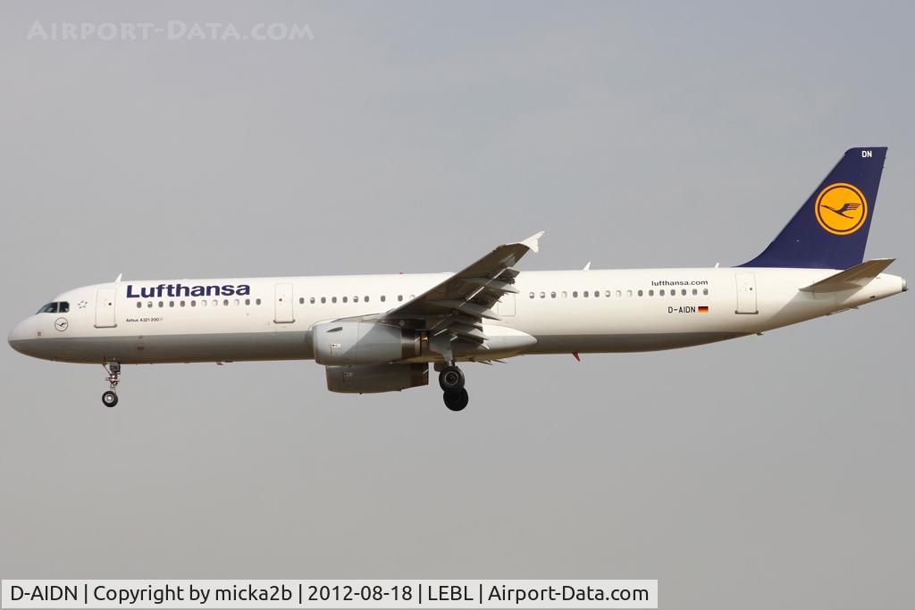 D-AIDN, 2011 Airbus A321-231 C/N 4976, Landing