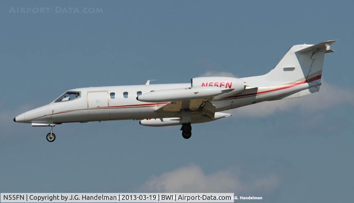 N55FN, 1978 Gates Learjet 35A C/N 202, At BWI.
