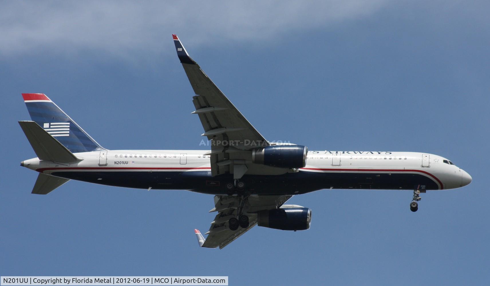 N201UU, 1995 Boeing 757-2B7 C/N 27810, USAirways 757
