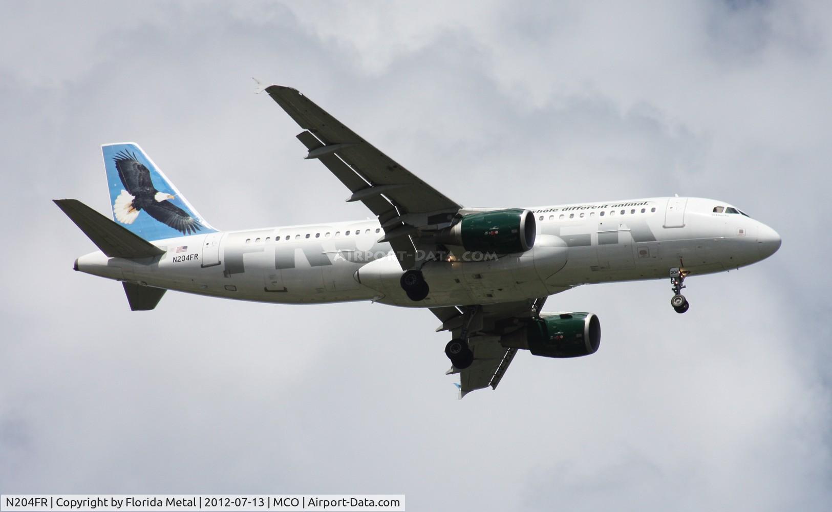 N204FR, 2004 Airbus A320-214 C/N 2325, Frontier 