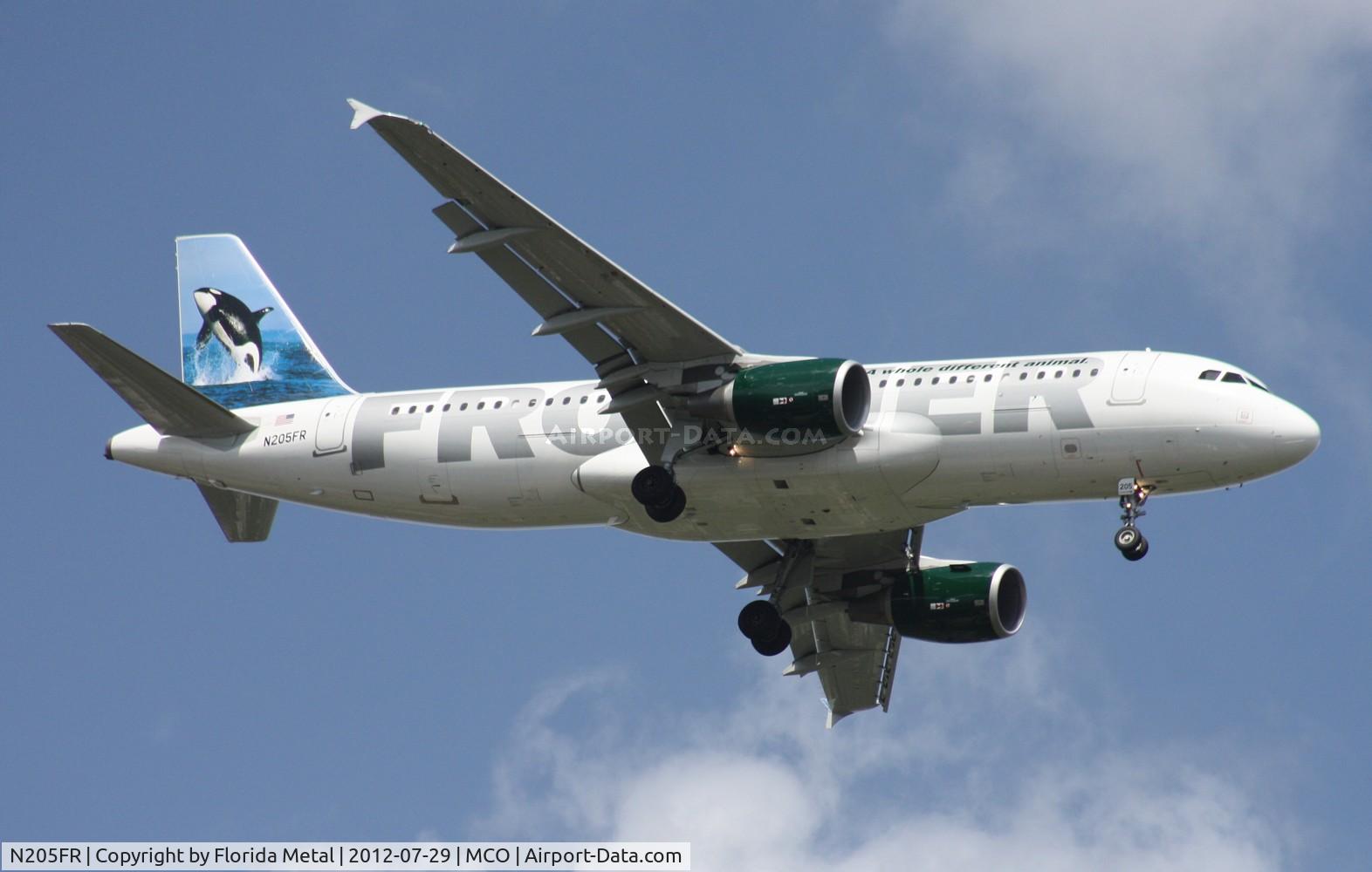 N205FR, 2010 Airbus A320-214 C/N 4253, Frontier 