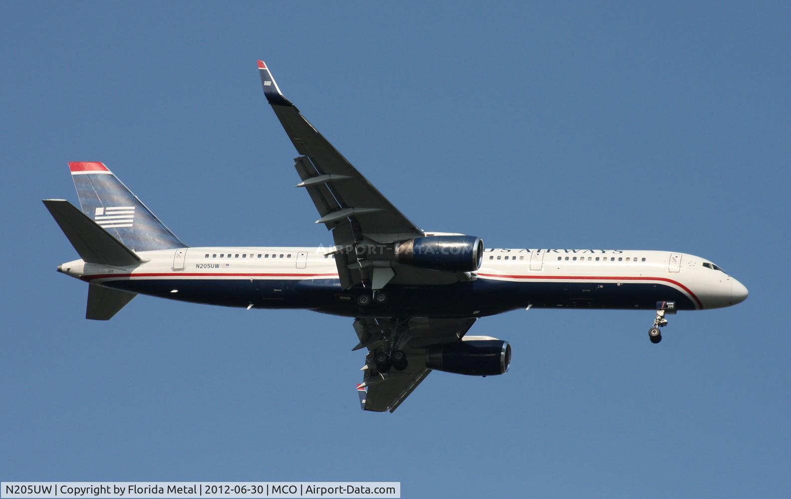 N205UW, 2000 Boeing 757-23N C/N 30887, USAirways 757