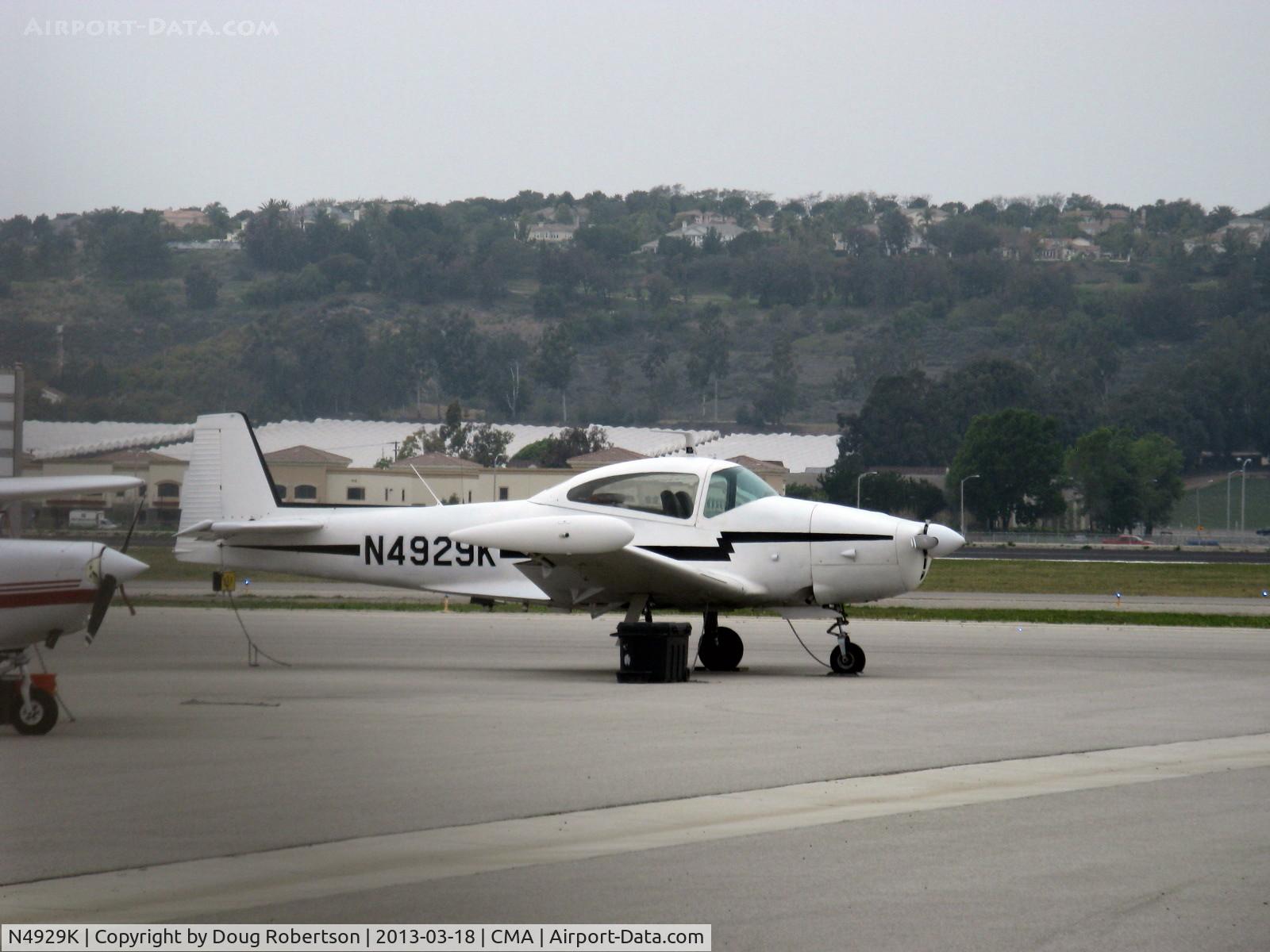 N4929K, 1949 Ryan Navion A C/N NAV-4-1929, 1949 Ryan NAVION A, Continental E225 listed