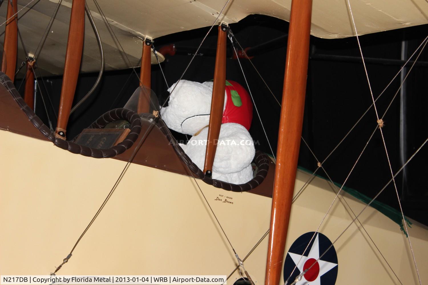 N217DB, 1992 Curtiss 2JN-4 Jenny Replica C/N DB-1, Snoopy in a Jenny instead of a Sopwith Camel