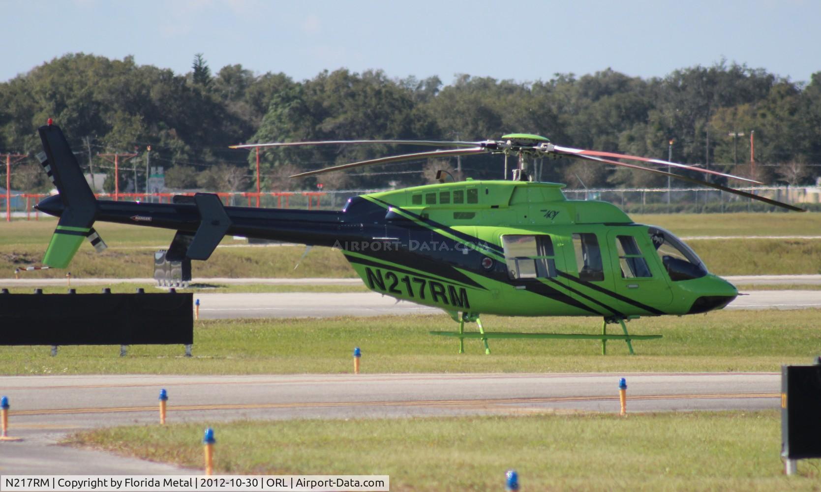 N217RM, Bell 407 C/N 53614, Bell 407 recently re-registered from N207RM and repainted